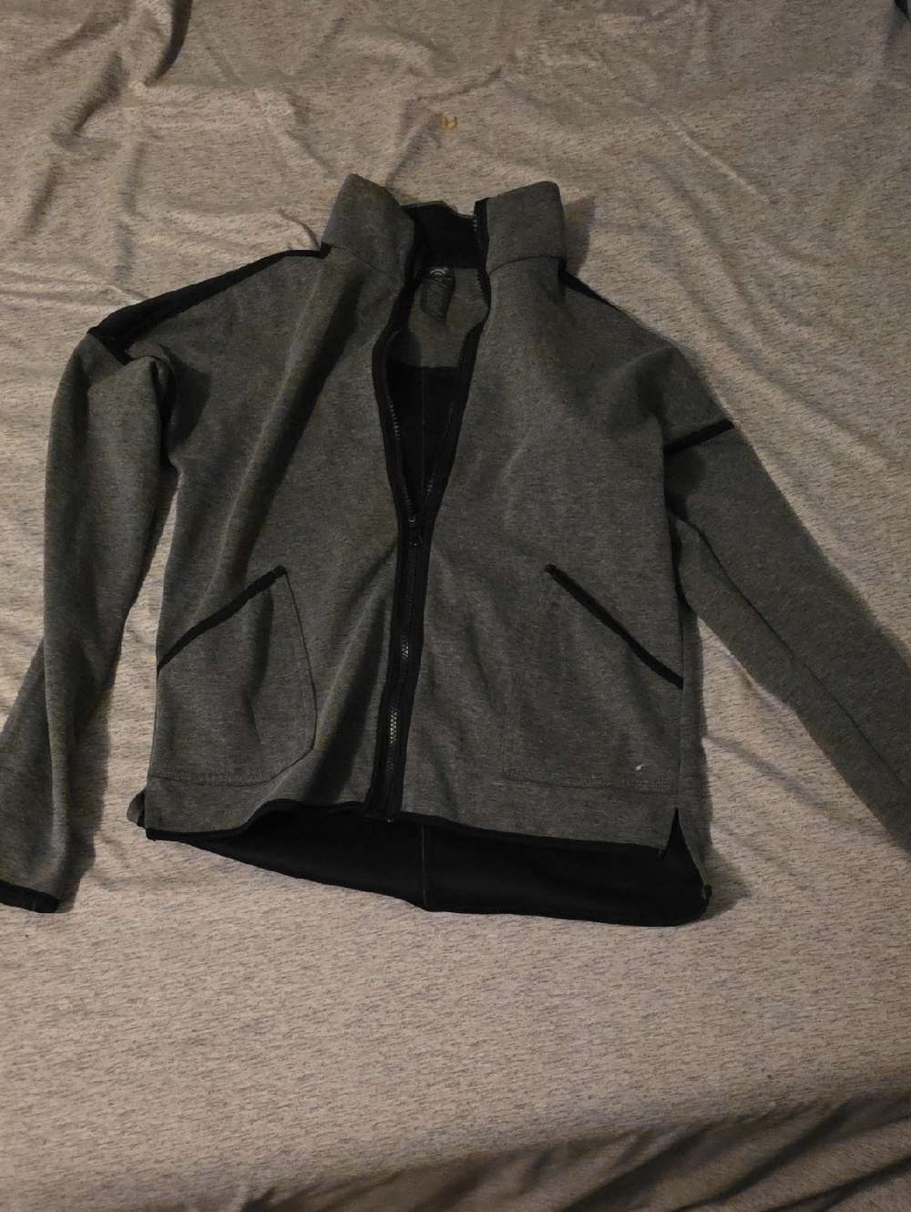 C9 by Champion Gray Lightweight Full-Zip Shirt Jacket